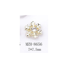 Guangzhou Merry Tech Körömékszer - MZH-8656 Gold -  Karácsony hópehely körömdíszítő