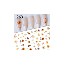 Guangzhou Merry Tech Körömmatrica - 263 őszi virág körömdíszítő