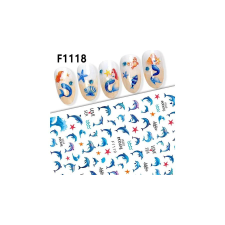 Guangzhou Merry Tech Körömmatrica - F1118 delfin körömdíszítő