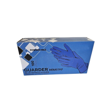 Guarder Gumikesztyű nitril púdermentes L 100 db/doboz GUARDER® Industry kék