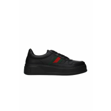 Gucci F86001 42 EU fekete bőr chunky sportcipő férfi cipő