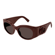 Gucci GG1544S-002 SHINY BURGUNDY BROWN napszemüveg