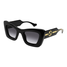 Gucci GG1552S-001 SHINY BLACK GRADIENT GREY napszemüveg napszemüveg
