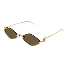 Gucci GG1604S-002 SHINY GOLD BROWN napszemüveg