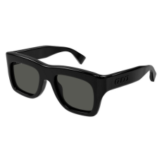 Gucci GG1811S 001 SHINY SOLID BLACK GREY napszemüveg