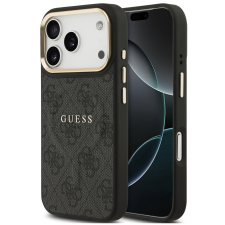 Guess 4G Charm Apple iPhone 17 Pro MagSafe hátlap tok, fekete tok és táska