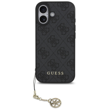 Guess 4G Charm Apple iPhone 17 Tone on Tone hátlap tok, szürke tok és táska