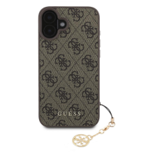Guess 4G Charm iPhone 16 Brown tok (GUHCP16SGF4GCW) tok és táska