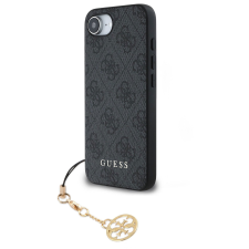 Guess 4G Charm iPhone 16e tok - Tone on Tone Grey (GUHCPSE4GF4GCK) tok és táska