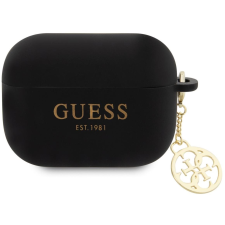 Guess 4G Charms Airpods Pro 2 fekete szilikon tok (GUAP2LSC4EK) fülhallgató, fejhallgató tok