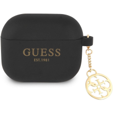  Guess 4G Charms Apple Airpods 3 Black szilikon tok (GUA3LSC4EK) fülhallgató, fejhallgató tok