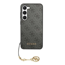 Guess 4G Charms Samsung Galaxy S24 szilikon tok fekete tok és táska