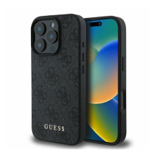 Guess 4G Classic Apple iPhone 16 Pro hátlap tok, fekete/barna GUHCP16LG4GFGR tok és táska