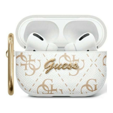 Guess 4G Hook Apple AirPods 1/2 tok, fehér fülhallgató, fejhallgató tok