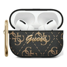 Guess 4G Hook Apple AirPods 1/2 tok, fekete fülhallgató, fejhallgató tok