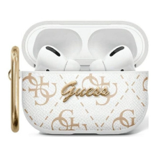 Guess 4G Hook Apple AirPods 3 tok, fehér fülhallgató, fejhallgató tok