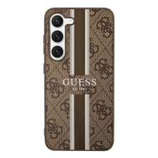 Guess 4G Printed Stripe Samsung Galaxy S23 szilikon tok, barna tok és táska