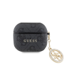Guess 4G Script PC/PU Charm tok AirPods 3 készülékhez fekete
