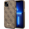 Guess 4G Vintage Gold Apple iPhone 14 Plus hátlap tok, barna (GUE2105)