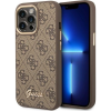 Guess 4G Vintage Gold Apple iPhone 14 Pro hátlap tok, barna (GUE2094)
