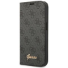 Guess 4G Vintage Gold Logo Apple iPhone 14 Pro fliptok fekete (GUBKP14LHG4SHK) (GUBKP14LHG4SHK) - Telefontok