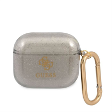 Guess Apple Airpods 3 GUESS GUA3UCG4GK Glitter TPU Tartó - Fekete fülhallgató, fejhallgató tok