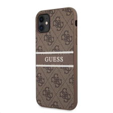 Guess Apple iPhone 11 GUESS GUHCN614GDBR Hátlap - Barna tok és táska