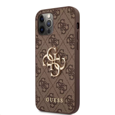 Guess Apple iPhone 12 / 12 Pro barna tok (GUHCP12M4GMGBR) (GUHCP12M4GMGBR) - Telefontok tok és táska
