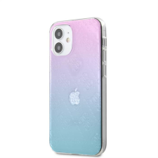 Guess Apple iPhone 12 Mini GUESS GUHCP12S3D4GGBP Hátlap - Rózsaszín / Világoskék tok és táska
