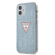 Guess Apple iPhone 12 Mini GUESS GUHCP12SPCUJULLB Hátlap - Kék tok és táska