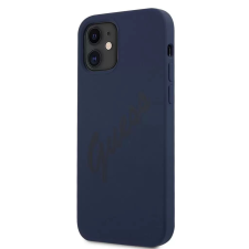 Guess Apple iPhone 12 mini kék tok (GUHCP12SLSVSBL) (GUHCP12SLSVSBL) - Telefontok tok és táska