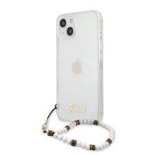 Guess Apple iPhone 13 GUESS GUHCP13MKPSWH TPU Hátlap - Átlátszó tok és táska