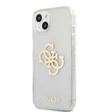 Guess Apple iPhone 13 Mini GUESS GUHCP13SPCUGL4GTR Glitter TPU Hátlap - Átlátszó tok és táska