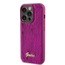 Guess Apple iPhone 14 Pro GUESS GUHCP14LPSFDGSF Hátlap - Magenta tok és táska
