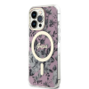 Guess Apple iPhone 14 Pro GUESS GUHMP14LHCFWSP MagSafe Hátlap - Rózsaszín