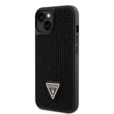 Guess Apple iPhone 15 GUESS GUHCP15SHDGTPK Hátlap - Fekete tok és táska