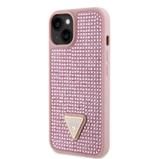 Guess Apple iPhone 15 GUESS GUHCP15SHDGTPP Hátlap - Rózsaszín tok és táska