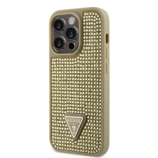 Guess Apple iPhone 15 Pro Max GUESS GUHCP15XHDGTPD Hátlap - Arany tok és táska