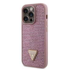 Guess Apple iPhone 15 Pro Max GUESS GUHCP15XHDGTPP Hátlap - Rózsaszín tok és táska