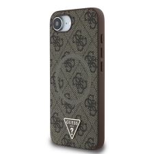 Guess Apple iPhone 16e GUESS GUHMPSE4P4TDPW MagSafe Hátlap - Barna tok és táska