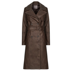 Guess Ballonkabátok CARMEN PU TRENCH Barna EU L