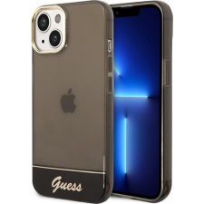 Guess Camera Outline Translucent Apple iPhone 14 Plus hátlap tok, fekete (GUE1991) tok és táska