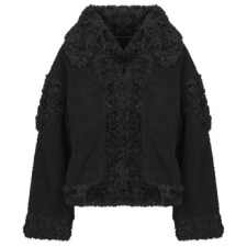 Guess Dzsekik EZRA OVERSIZE FAUX FURE Fekete EU M női dzseki, kabát