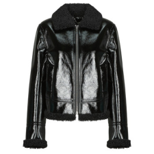 Guess Dzsekik LS ANDREA FAUX SHEARLING JKT Fekete EU XS női dzseki, kabát