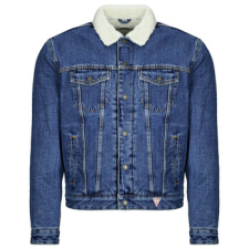 Guess Farmerkabátok SHERPA REG TRUCKER Kék EU XL férfi kabát, dzseki