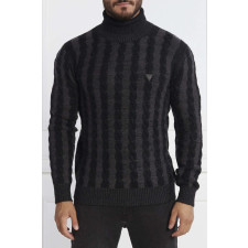 Guess férfi pulóver M3BR26 L INTL Fekete | Sötétszürke férfi pulóver, kardigán