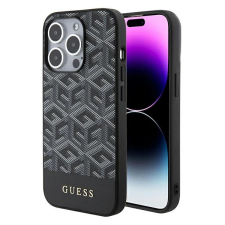 Guess GCube csíkos MagSafe tok iPhone 15 Pro Max - fekete tok és táska