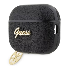 Guess Glitter Flake 4G Charm Apple AirPods Pro 2 tok - Fekete audió kellék