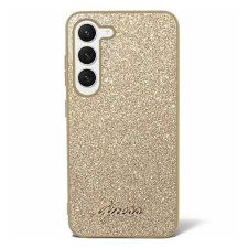 Guess Glitter Script 4G Samsung Galaxy S24+ hátlap tok, arany tok és táska