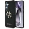 Guess Grained Big 4G Logo Small Classic Logo Samsung Galaxy S25 kemény hátlap tok, fekete